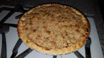 Asian Pear Pie With Crumb Topping