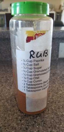 My All Around Dry Rub For Smoking  Just About Everything