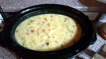 Cheesy Potato Soup New Mexican Style