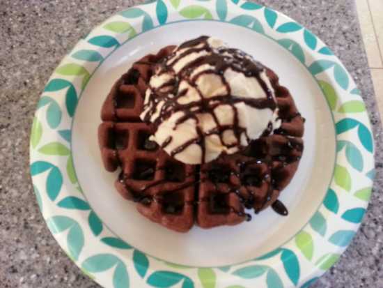 Waffles for Dessert? Oh Yeah!