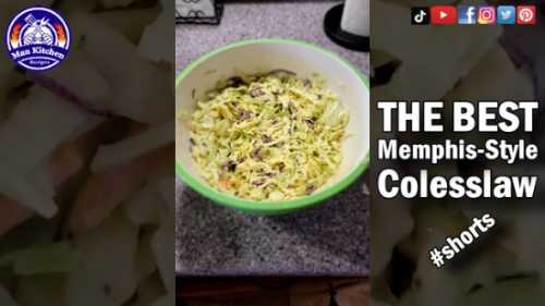 How To Make The Best Coleslaw - Memphis Style