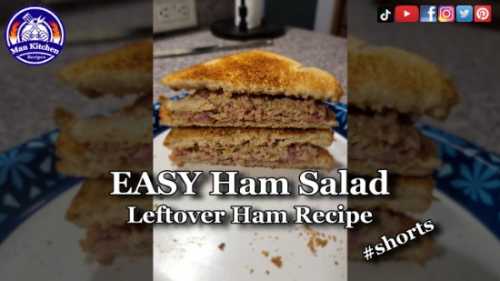 How To Make Ham Salad Recipe From Leftover Spiral Ham