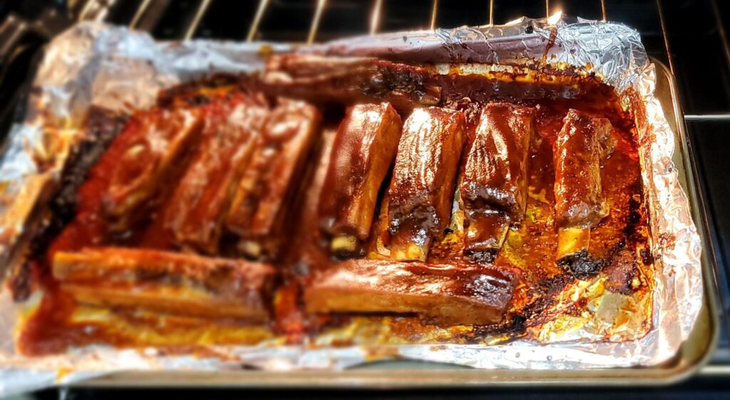 Party ribs in the oven