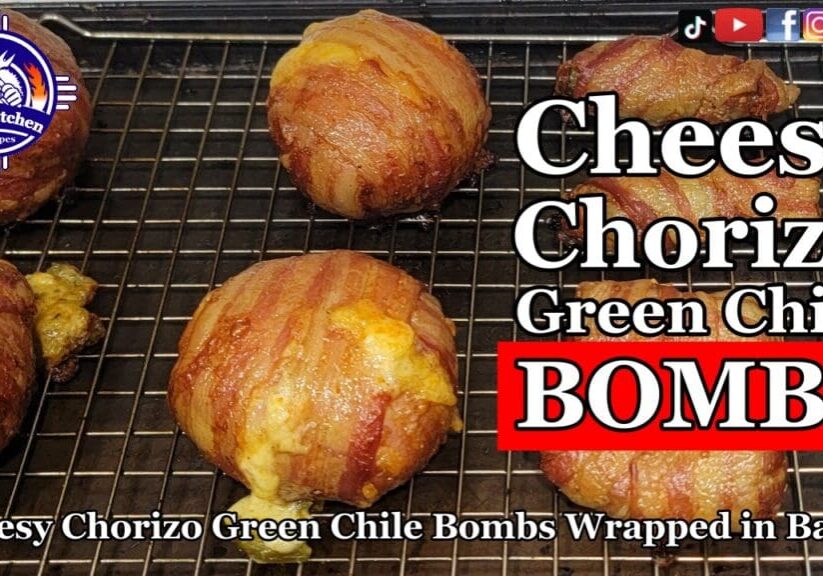 Cheesy Chorizo Green Chile Bombs